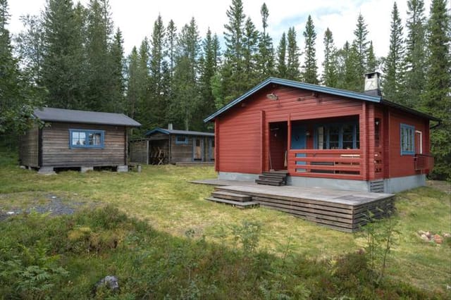 Exterior view of the main house and terrace