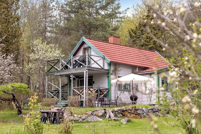 Main house and garden