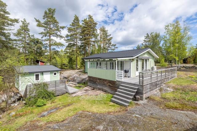 Front view of the holiday home
