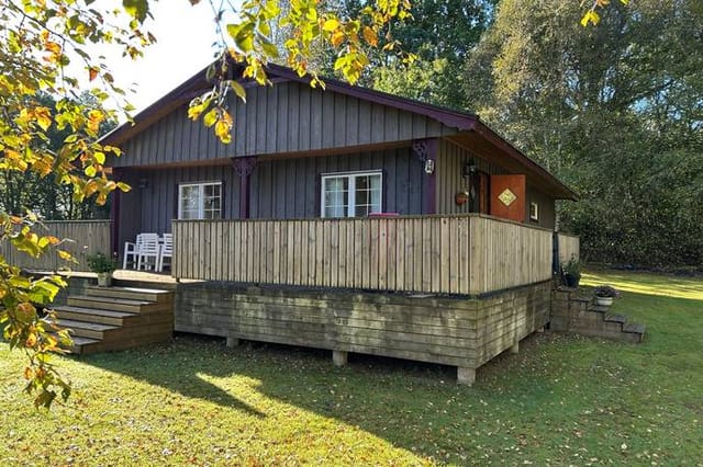 Front view of the house and terrace