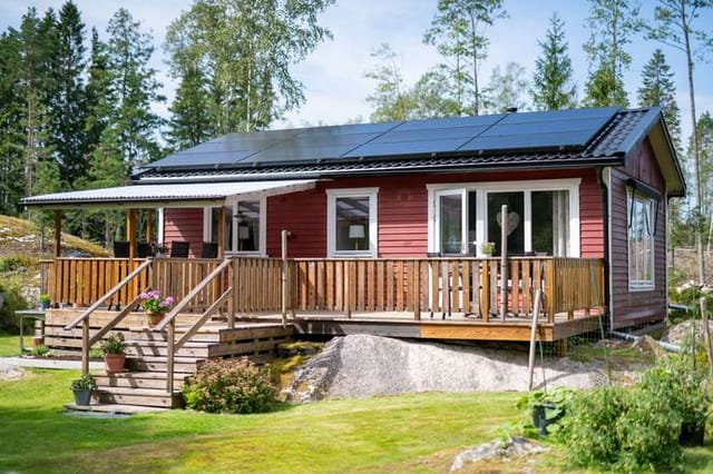 Front view of the holiday home
