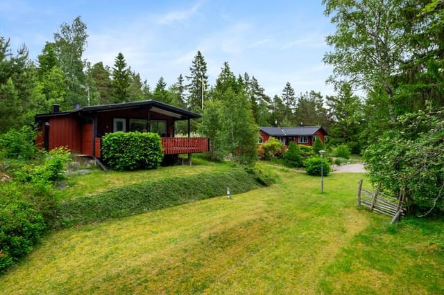Main house and garden