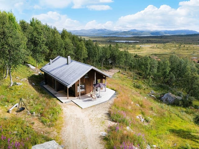 Front view of the cabin