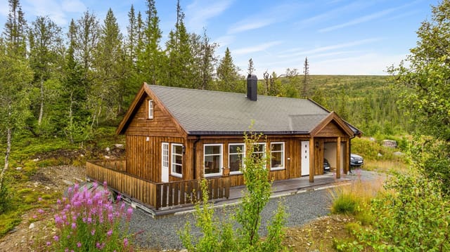 Charming cabin with beautiful location and garage