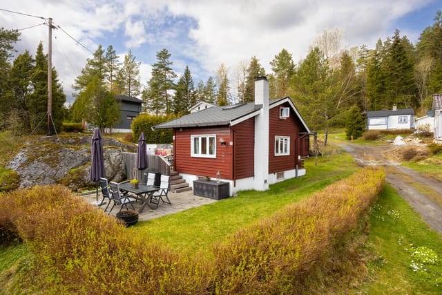 Front view of the cabin