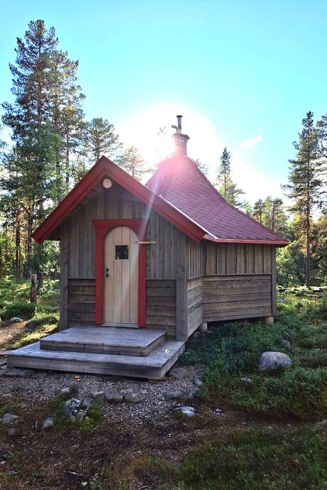 1 room Cabin at Norra Rovasuanto 128, nearest town is Vittangi, Kiruna municipality