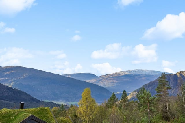 View towards Hornindalsvatnet and the mountains in Hornindal