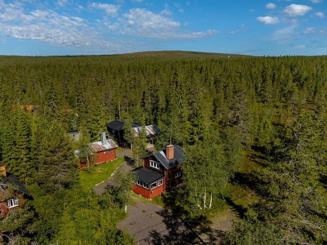 Exterior view of the main cabin