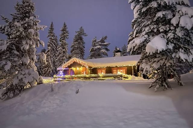 Exterior view of the holiday home