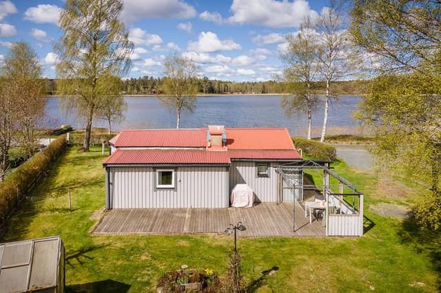 Main house with lake view