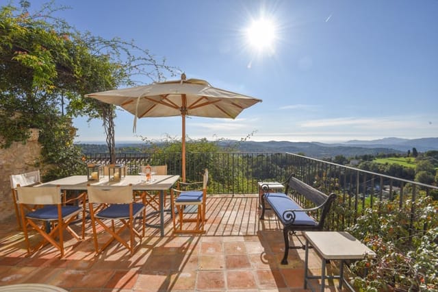 View of Chateauneuf de Grasse Alpes-Maritimes