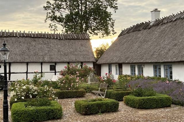 Farmhouse exterior view