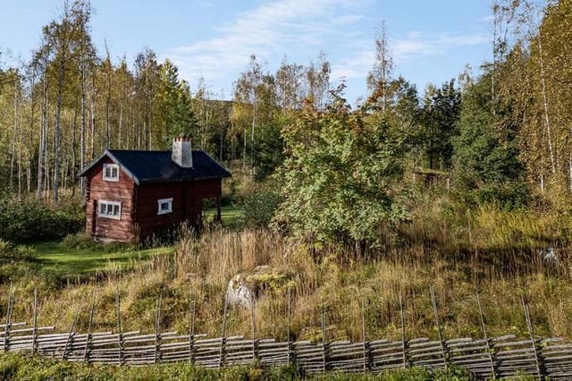 Log cabin exterior, Mossbo 95