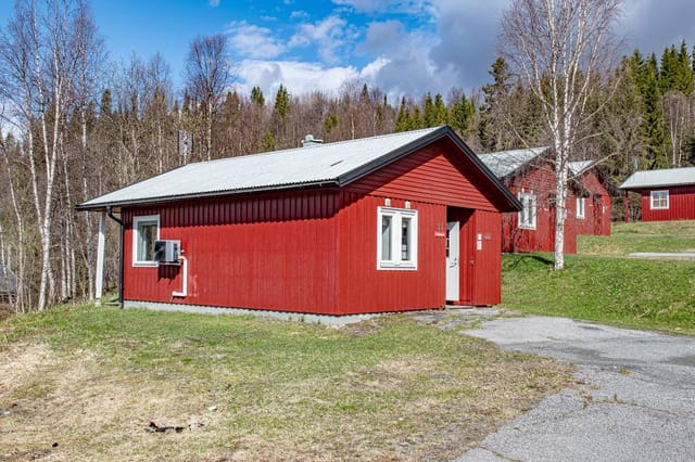 Exterior view of the cabins