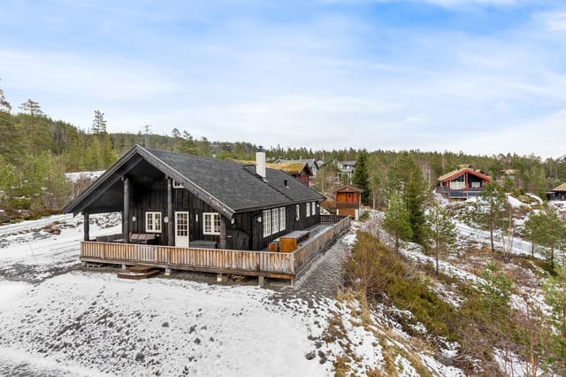 Front view of the chalet