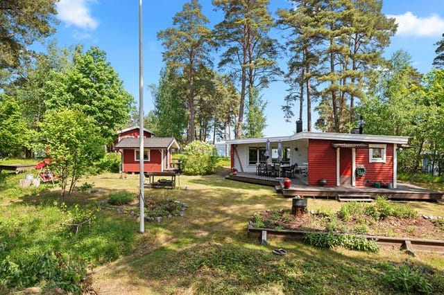 Main house and garden