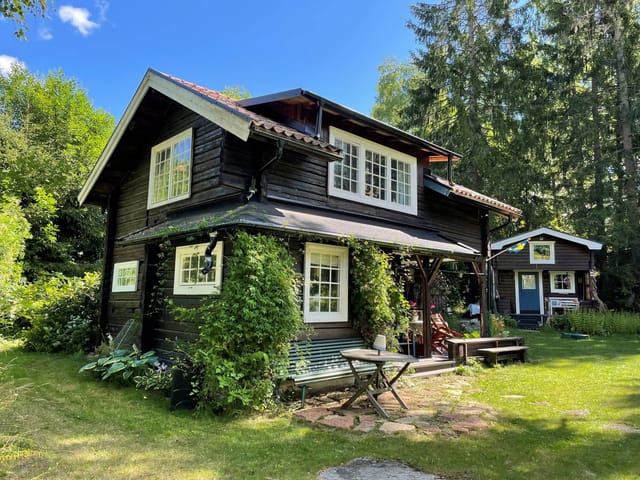 Main house and garden view