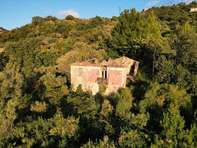 View of the property and surrounding land