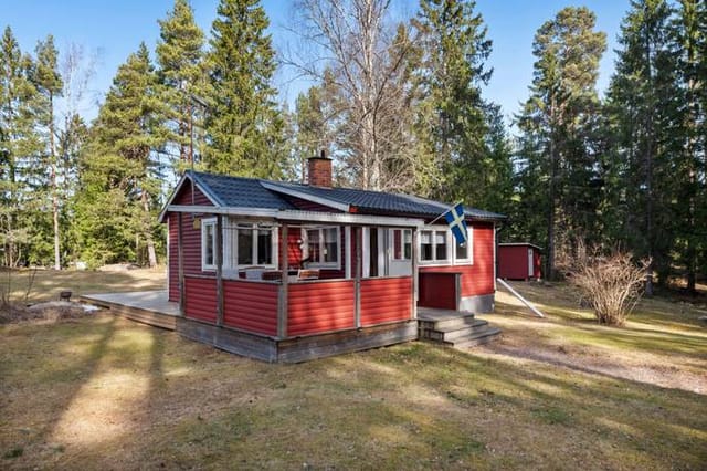 Exterior view of the holiday home