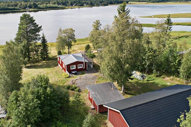 Waterfront view and main house
