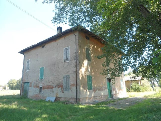 Farmhouse front view