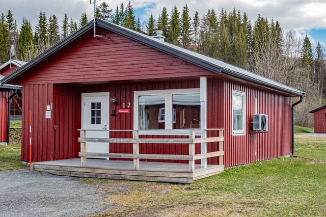 Exterior view of the cabins