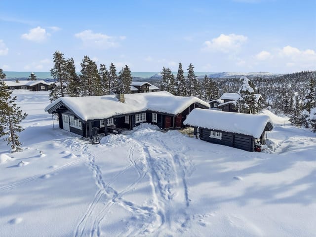 Welcome to the beautiful log cabin at Soltoppen 7! Photo: Arild Brun Kjeldaas