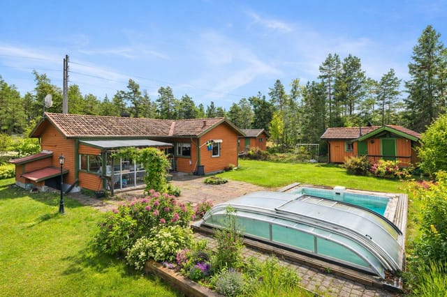 Main house and garden view