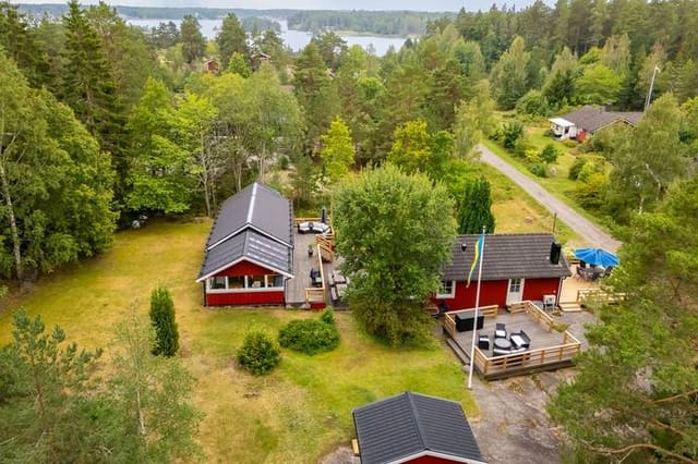 Main house and garden