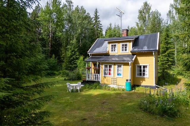 Front view of the house