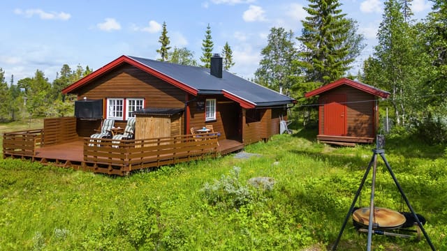 Front view of the cabin