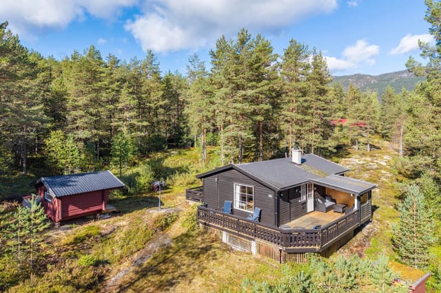 Front view of the cabin