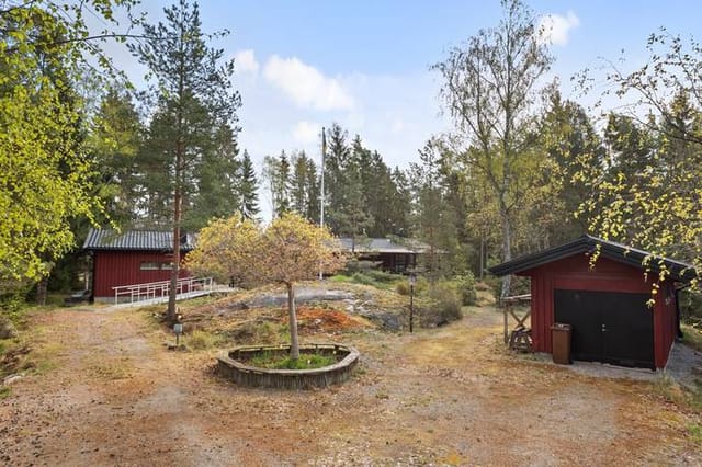 Front view of the main house