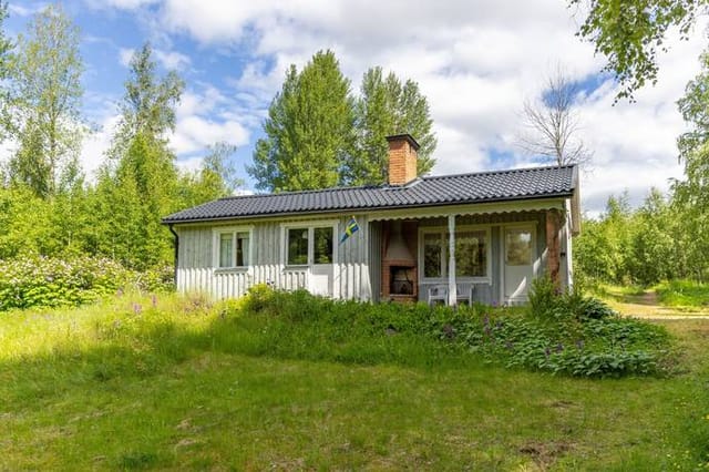Exterior view of the house and garden
