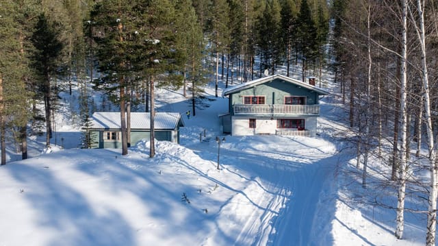Exterior view of the holiday home