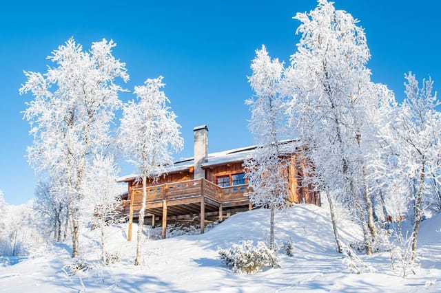 Exterior view of the mountain home