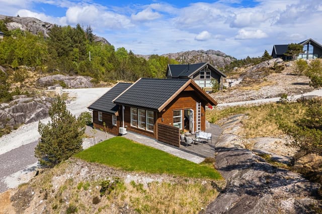 Aerial view of the property