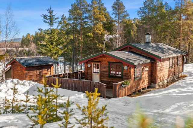 Cozy cabin extended in 2010. The original cabin was also renovated.