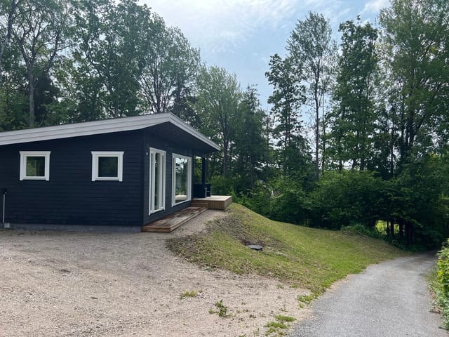 Front view of the cabin