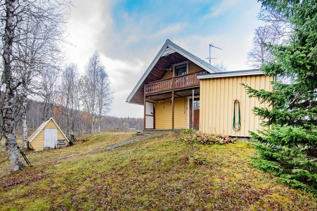 Mountain cabin exterior