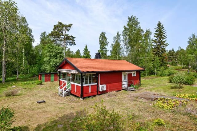 Front view of the main house