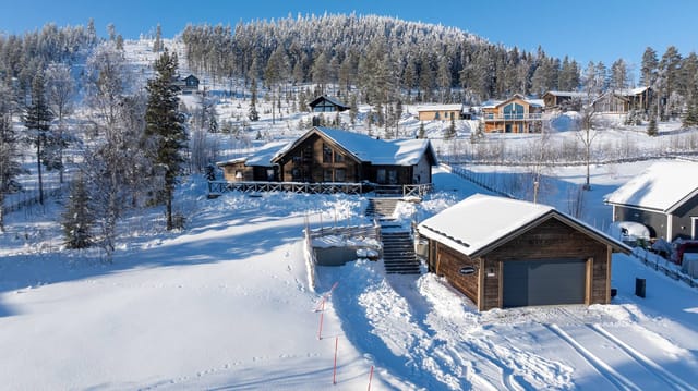 Exterior view of the house and terrace
