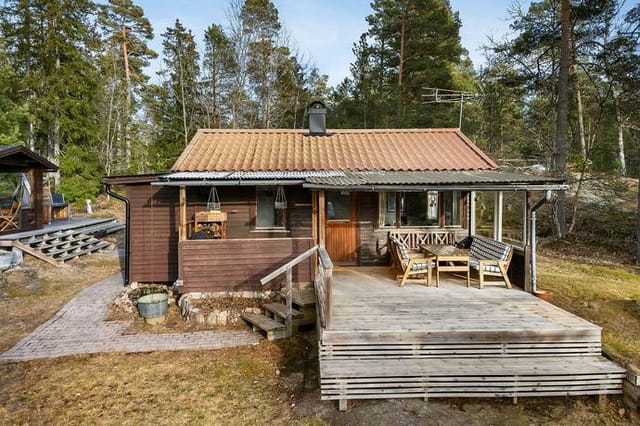 Exterior view of the holiday home