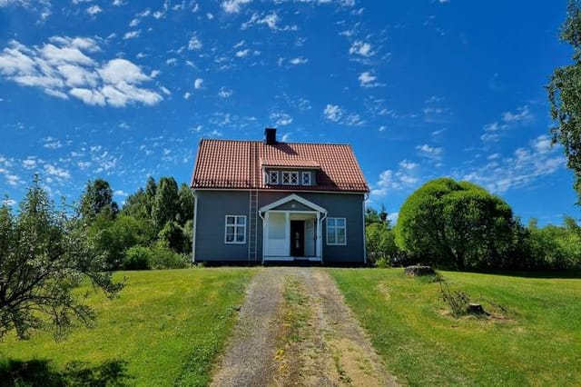 Front view of the house