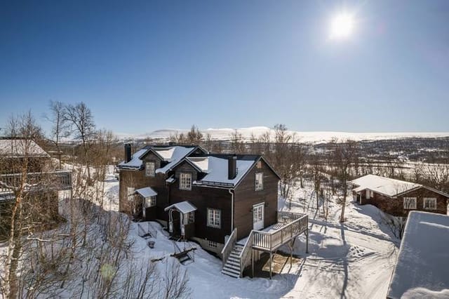 Exterior view of the mountain house