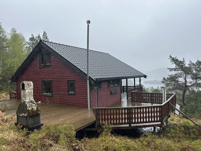Front view of the cabin