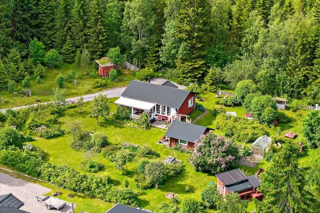 Main cottage and garden