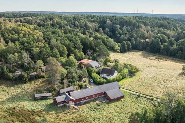 Farmhouse exterior view