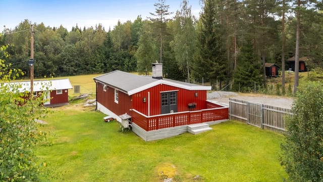 Welcome to Rolstadgreina 102! A charming cabin with a large terrace and plenty of outdoor space.